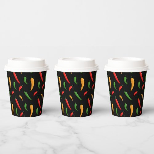 Spicy Chili Peppers Paper cup