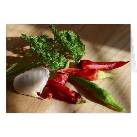 Spicy cuisine art cards (Front Horizontal)