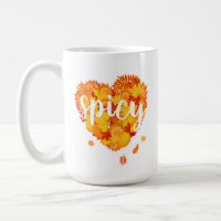 Spicy Fall Leaves Coffee Mug