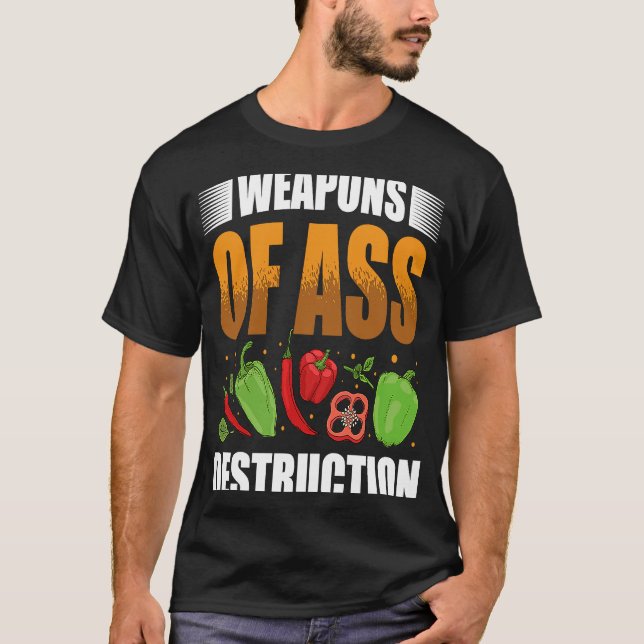 Spicy Food Flavor Seasoning Chili Lover T-Shirt (Front)