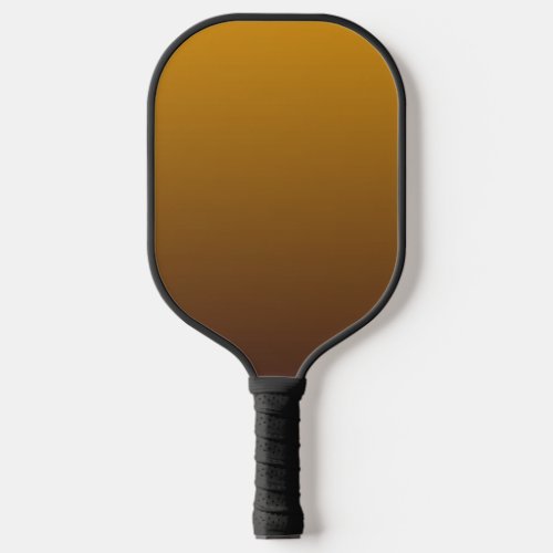 Spicy Gold Brown Ombre Pickleball Paddle
