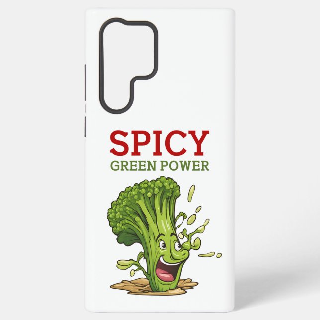 Spicy Green Power Samsung Galaxy Case (Back)