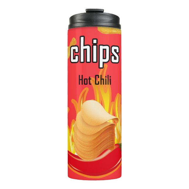 Spicy Hot Chili Chips Thermal Tumbler (Front)