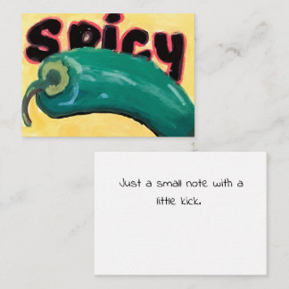 Spicy Jalapeño Mini Note Card