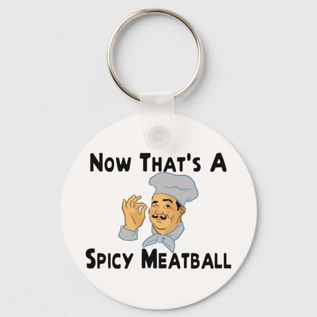 Spicy Meatball Keychain (Front)