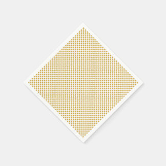 Spicy Mustard Polka Dots Paper Napkins