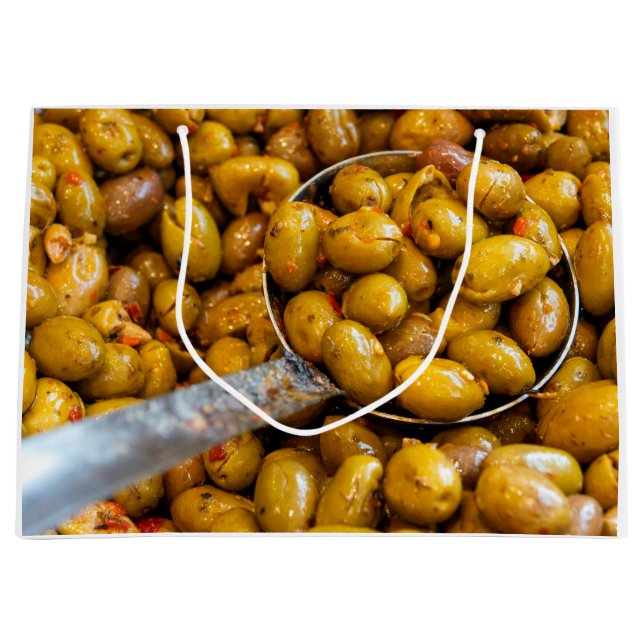 Spicy Nocellara Etnea olives Large Gift Bag (Front)