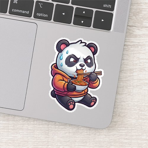 Spicy Noodle Panda Sticker