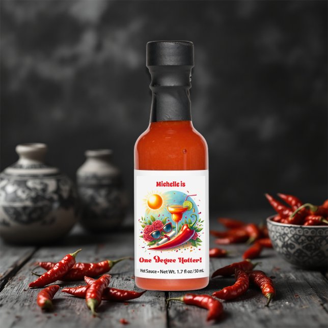 Spicy "One Degree Hotter" Graduation Hot Sauces (Spicy "One Degree Hotter" Graduation Hot Sauces)