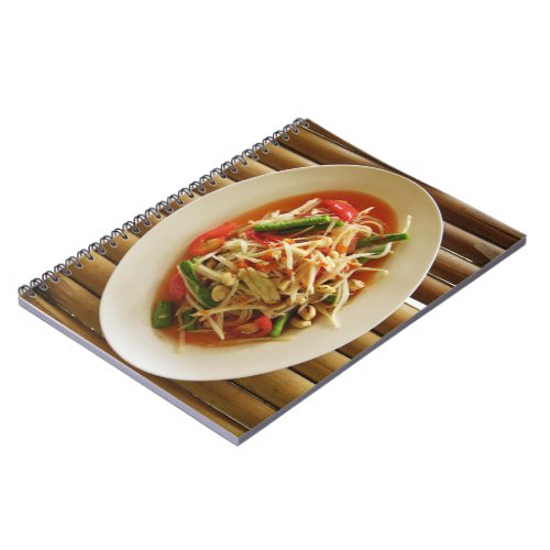 Spicy Papaya Salad Som Tam  Thai Lao Food Notebook