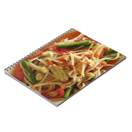 Spicy Papaya Salad Som Tam  Thai Lao Food Notebook