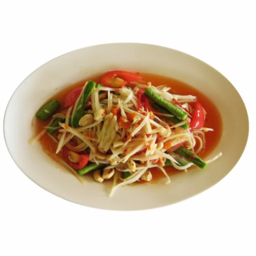 Spicy Papaya Salad Som Tam  Thai Lao Food Statuette