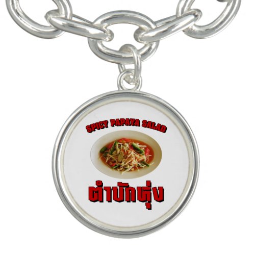Spicy Papaya Salad Tam Mak Hung Isaan Dialect Bracelet