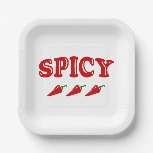 SPICY PAPER PLATES