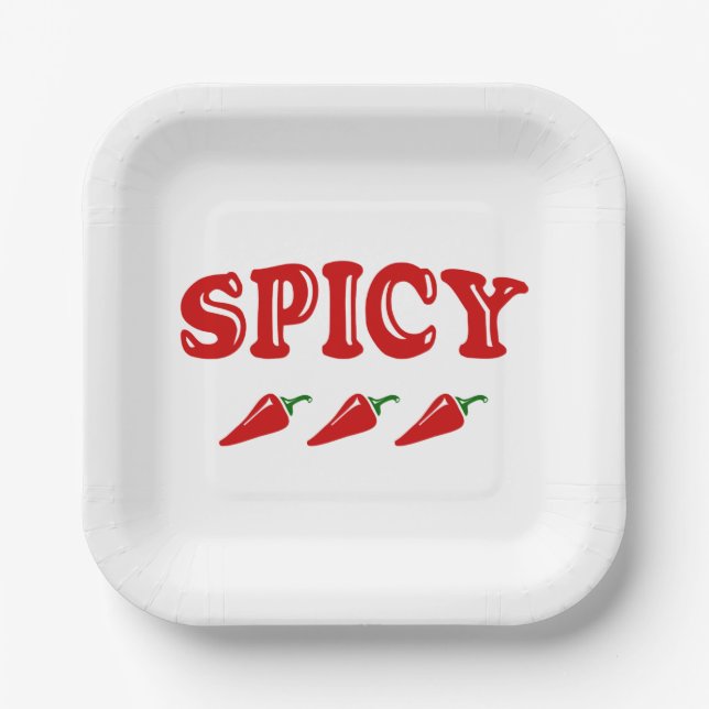 SPICY PAPER PLATES (Front)