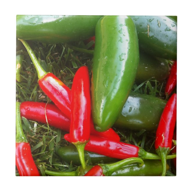 Spicy Peppers Tile (Front)