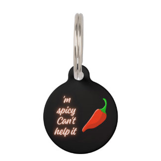 Spicy pet ID tag