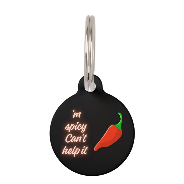 Spicy  pet ID tag (Front)