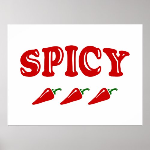 SPICY POSTER