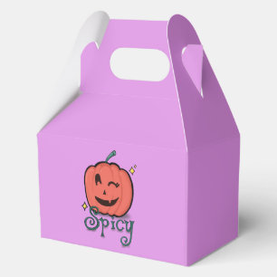 Spicy Pumpkin Spice Favor Boxes