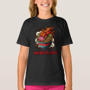 Spicy Ramen Japanese Noodle Street Art T-Shirt