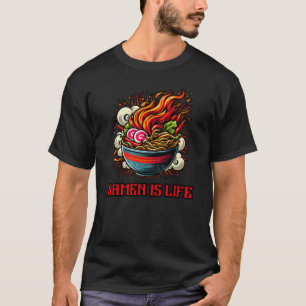 Spicy Ramen Japanese Noodle Street Art T-Shirt