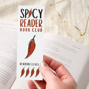 Spicy Reader Book Club Chilli Bookmarks