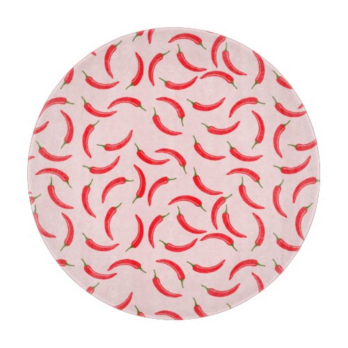 Spicy Red Chili Pattern Cutting Board