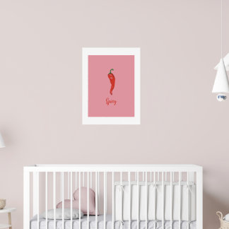 Spicy Red Pepper Poster