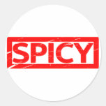 Spicy Stamp Classic Round Sticker