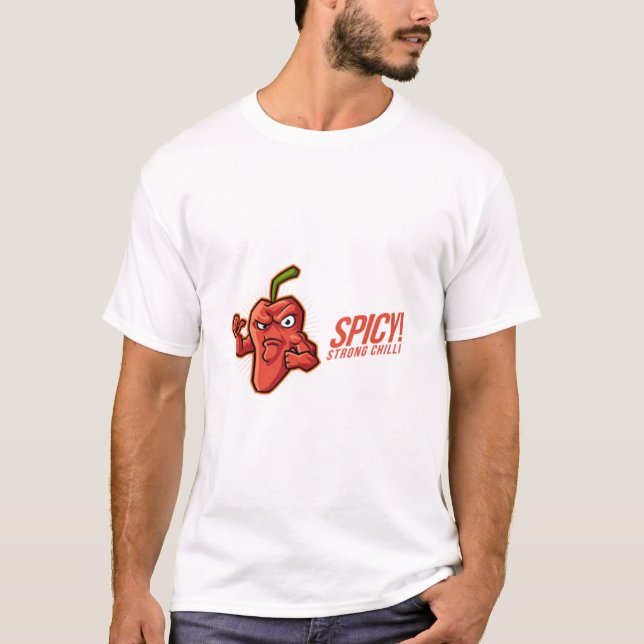 Spicy Strong Chili  T-Shirt (Front)
