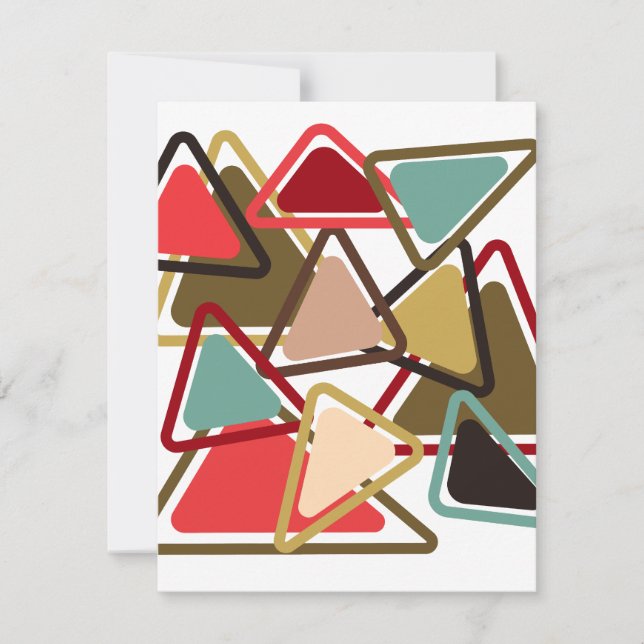 Spicy Triangles  Note Card (Front)