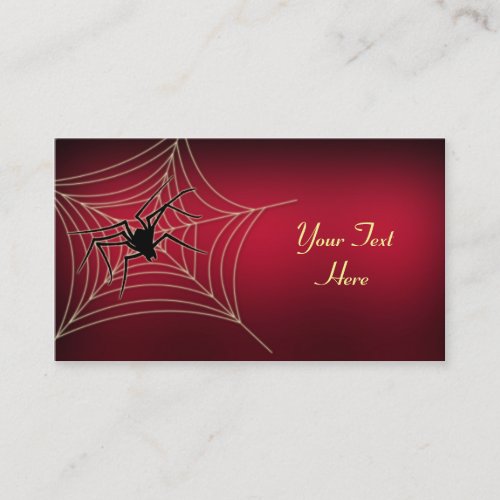 Spider and Web Business Card