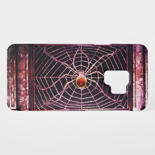 SPIDER AND WEB Red Ruby Black Case_Mate Samsung Galaxy S9 Case