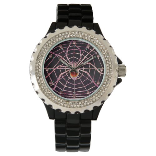 SPIDER AND WEB Red Ruby Black Watch
