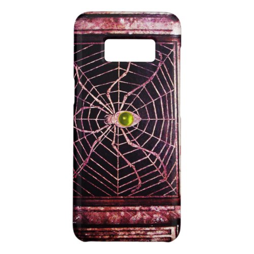 SPIDER AND WEB Yellow Topaz Black Case_Mate Samsung Galaxy S8 Case