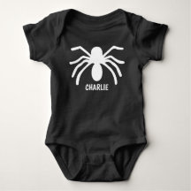 Spider Baby's First Halloween Baby Bodysuit