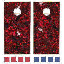 Spider Bean Bag Toss Cornhole Game Set