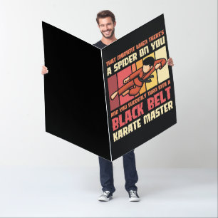 Spider Black Belt Karate Master Card