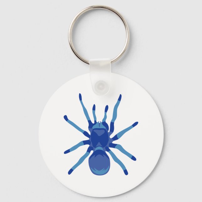 Spider (Blue) Keychain (Front)