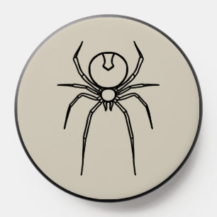 Spider - Bone White and Bat Black PopSocket