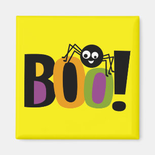 Spider BOO Halloween Magnet