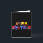 Spider Brother Shirt Birthday Family Funny Hallowe Card<br><div class="desc">Spider Brother Shirt Birthday Family Funny Halloween Costume</div>