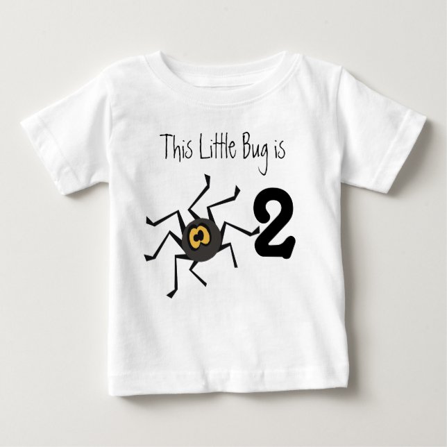 Spider Bug Customizable Birthday T-shirt (Front)