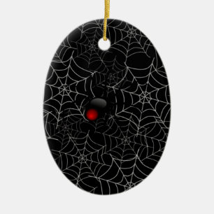 spider ceramic ornament