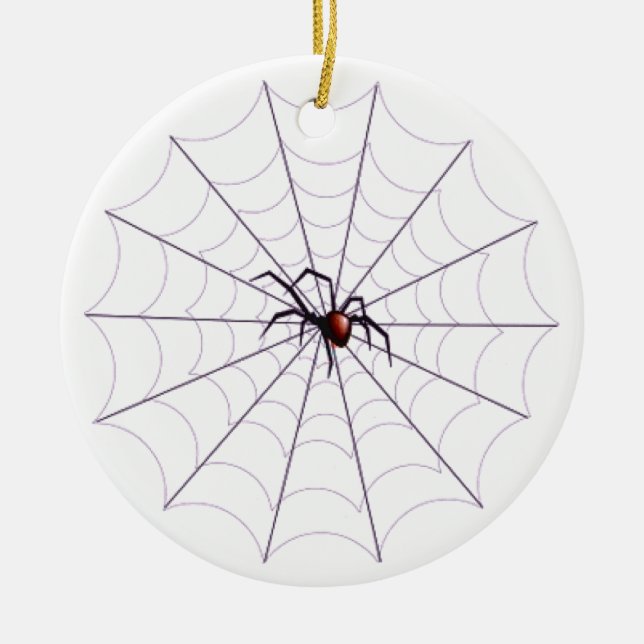 Spider Ceramic Ornament (Front)