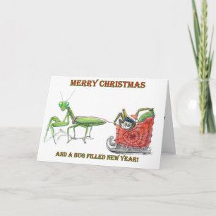 Spider Claus Holiday Card