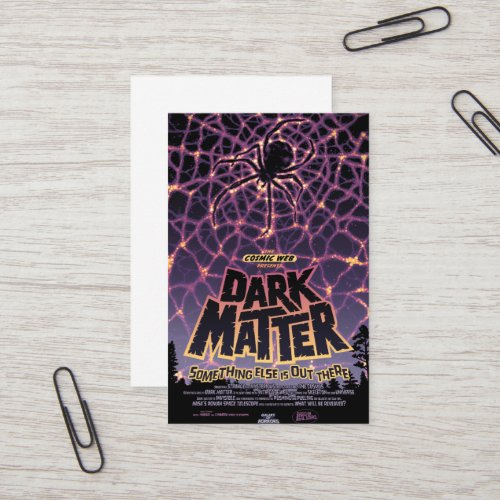 Spider Cosmic Web Halloween Galaxy of Horrors Business Card