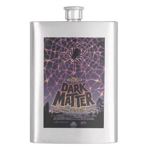 Spider Cosmic Web Halloween Galaxy of Horrors Flask