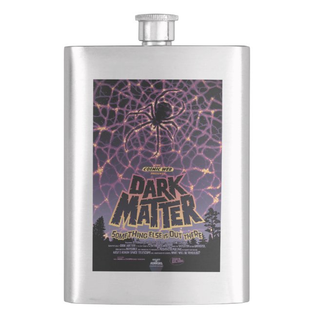 Spider Cosmic Web, Halloween Galaxy of Horrors Flask (Front)